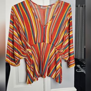 Willow and Root peplum top